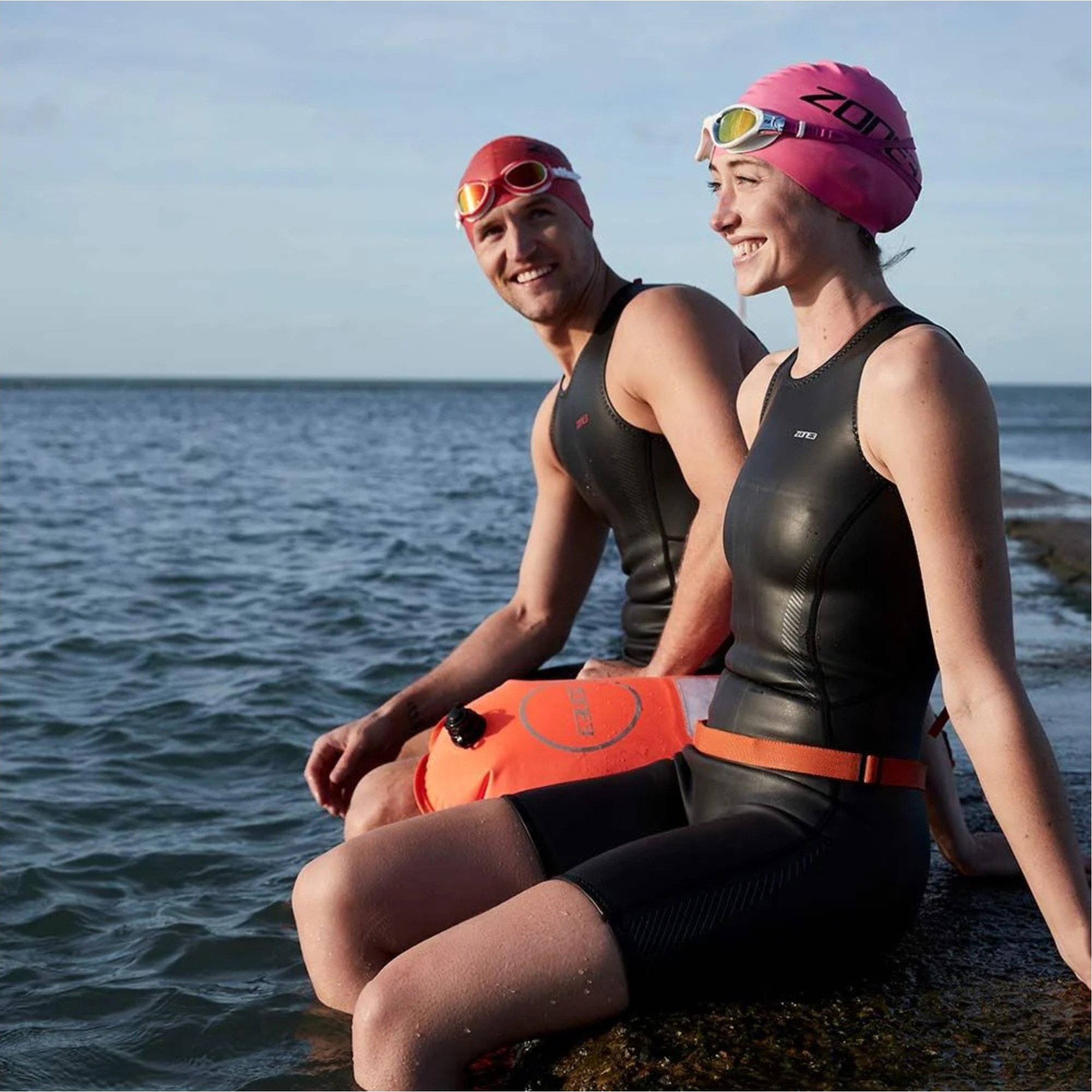 2026 ZONE3 Silicone Swim Cap SA24SCAP - Pink